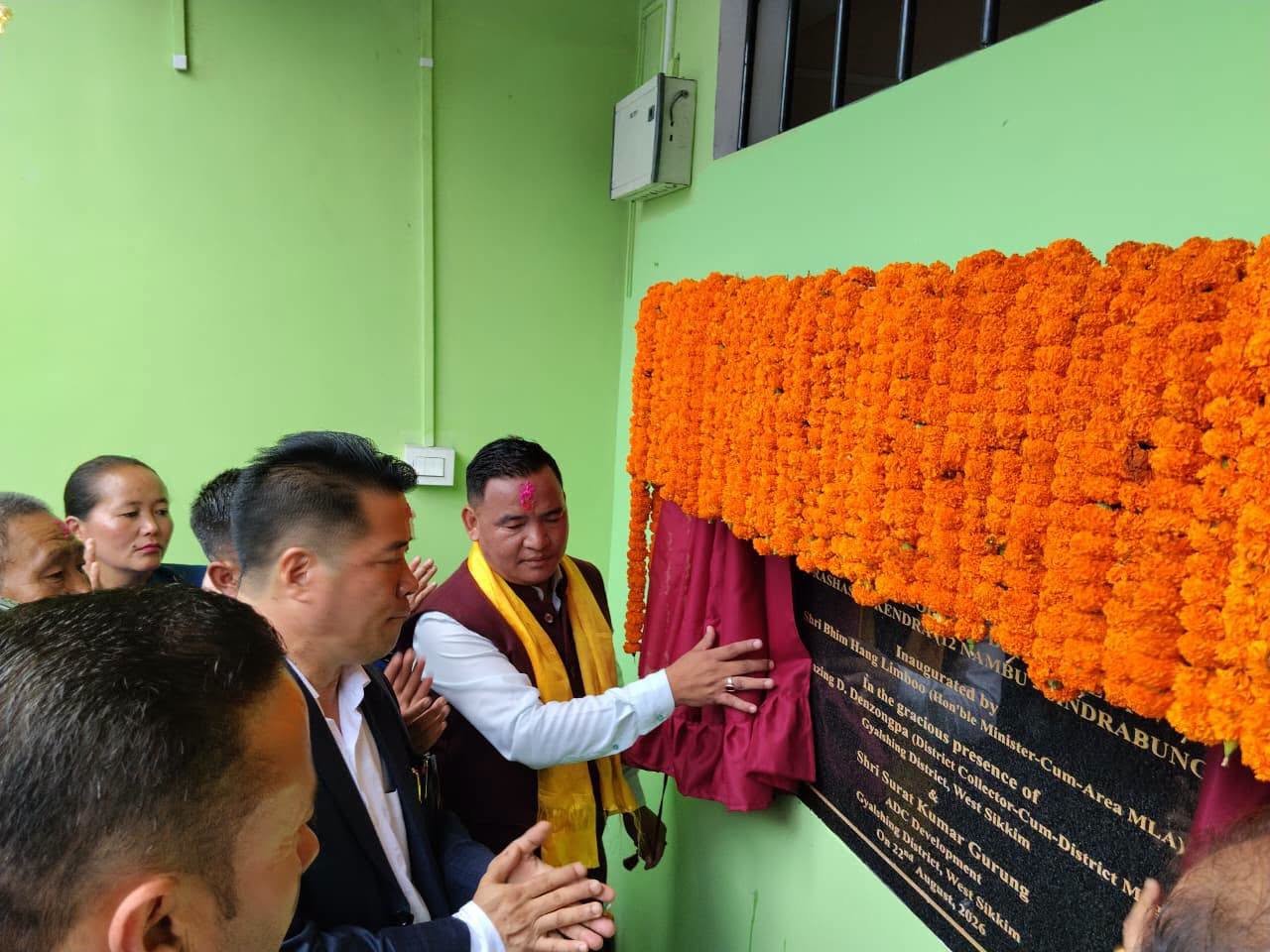 Cultural performance and felicitation programme at the inauguration of the Gram Panchayat Kendra, 12-Nambu-Sindrabung GPU